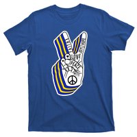 Faith Peace Love Joy Hope Ukrainian Ukraine Colors T-Shirt