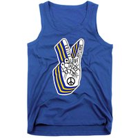 Faith Peace Love Joy Hope Ukrainian Ukraine Colors Tank Top