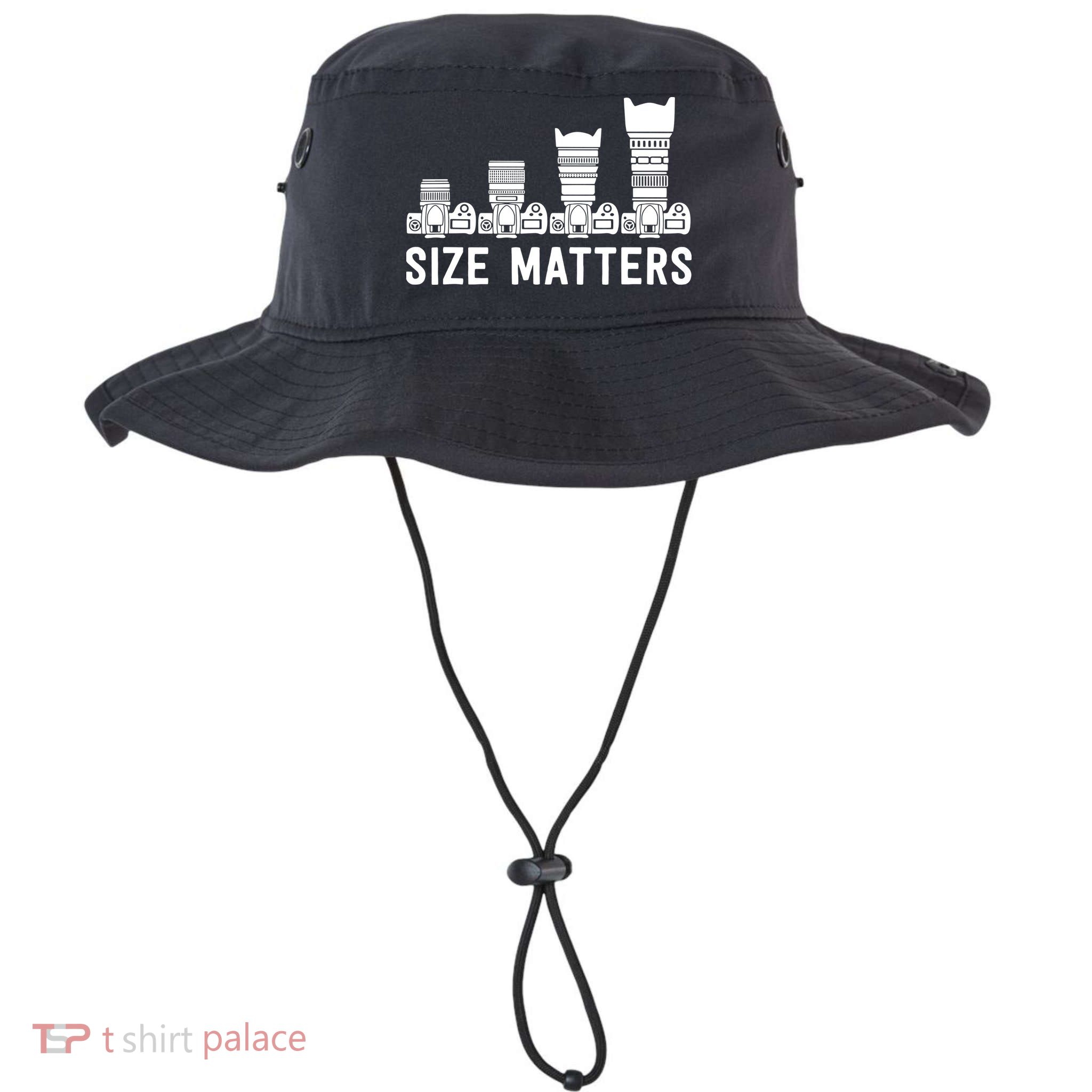 Funny Photography Lens Size Matters Bucket Hat