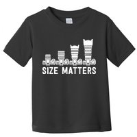 Funny Photography Lens Size Matters Toddler T-Shirt