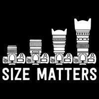 Funny Photography Lens Size Matters Toddler T-Shirt