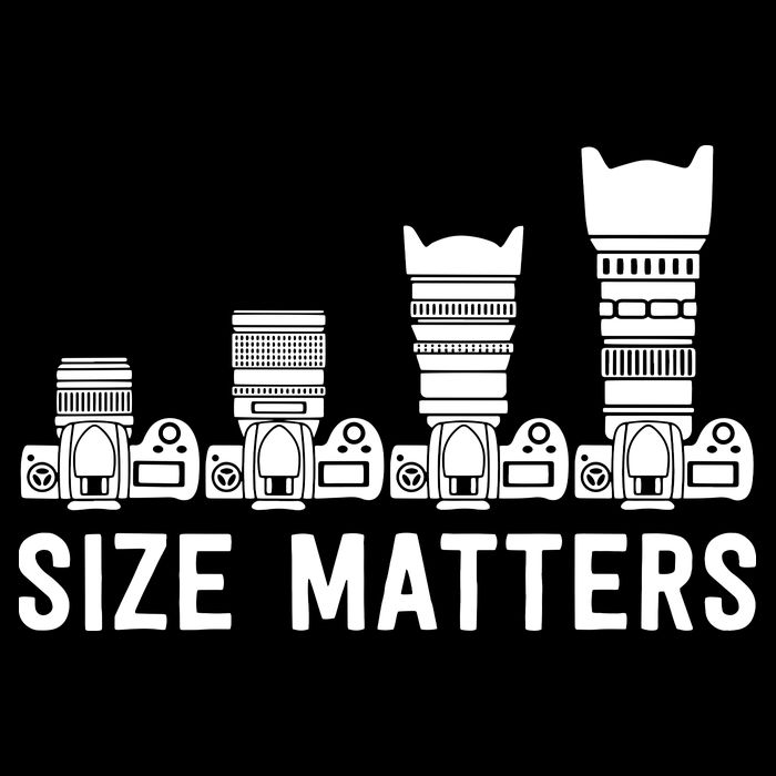 Funny Photography Lens Size Matters Toddler T-Shirt