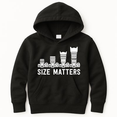 Funny Photography Lens Size Matters Kids Hoodie