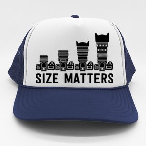 Funny Photography Lens Size Matters Trucker Hat