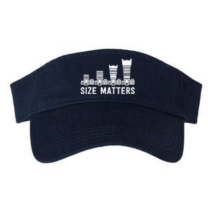 Funny Photography Lens Size Matters Valucap Bio-Washed Visor