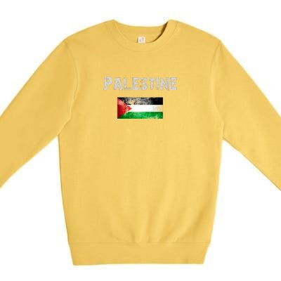 For Palestine Lovers And For Palestinians. Premium Crewneck Sweatshirt