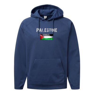 For Palestine Lovers And For Palestinians. Performance Fleece Hoodie