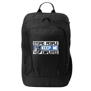 Funny Police Law Enforcement City Backpack