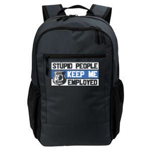 Funny Police Law Enforcement Daily Commute Backpack