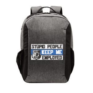 Funny Police Law Enforcement Vector Backpack