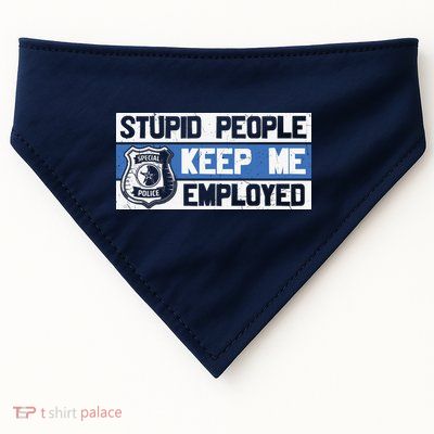 Funny Police Law Enforcement USA-Made Doggie Bandana