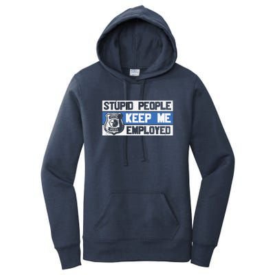 Funny Police Law Enforcement Women's Pullover Hoodie