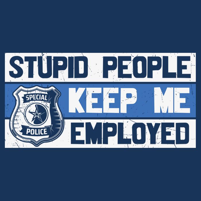 Funny Police Law Enforcement Bag