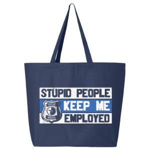 Funny Police Law Enforcement 25L Jumbo Tote