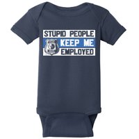 Funny Police Law Enforcement Baby Bodysuit