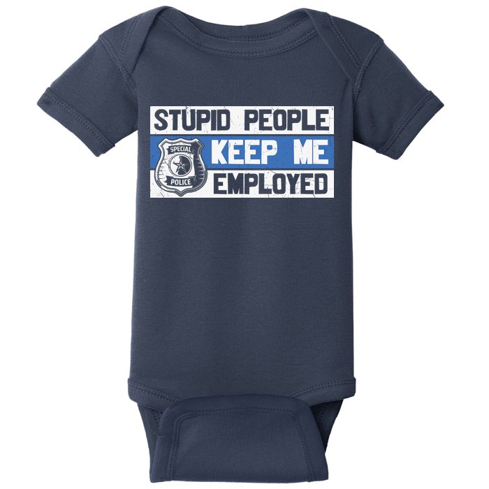 Funny Police Law Enforcement Baby Bodysuit