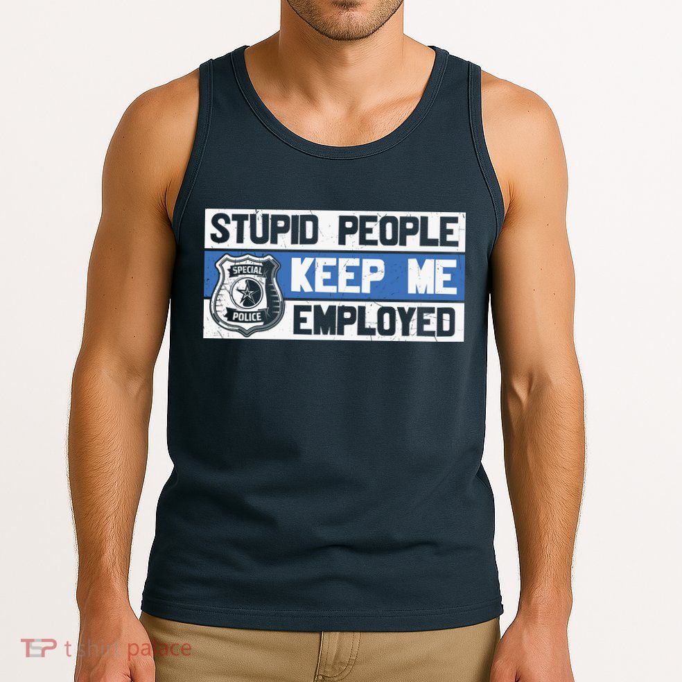 Funny Police Law Enforcement Tank Top