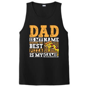 Funny Pizza Lover For Dad Humor For Father's Day Cute Gift PosiCharge Competitor Tank