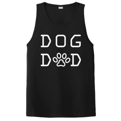 Funny Paw Love Dog Lover Puppy Breeder Best Dad Ever Fathers Day PosiCharge Competitor Tank