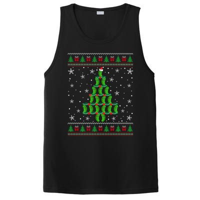 Funny Pickle Lover Santa Pickle Christmas Ugly Tree Xmas Meaningful Gift PosiCharge Competitor Tank