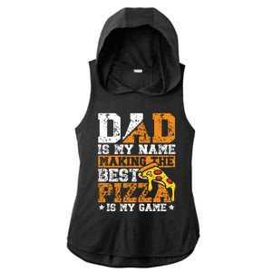 Funny Pizza Lover For Dad Humor For Father's Day Gift Ladies PosiCharge Tri-Blend Wicking Draft Hoodie Tank