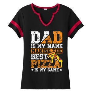 Funny Pizza Lover For Dad Humor For Father's Day Gift Ladies Halftime Notch Neck Tee