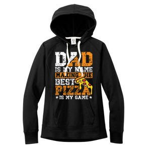 Funny Pizza Lover For Dad Humor For Father's Day Gift Women's Fleece Hoodie