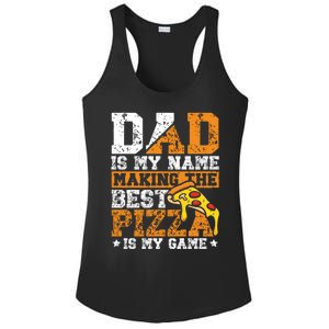 Funny Pizza Lover For Dad Humor For Father's Day Gift Ladies PosiCharge Competitor Racerback Tank