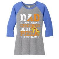 Funny Pizza Lover For Dad Humor For Father's Day Gift Women's Tri-Blend 3/4-Sleeve Raglan Shirt