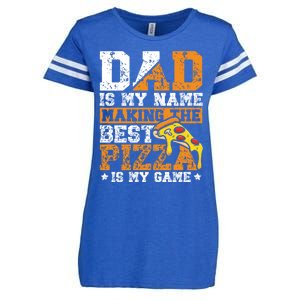 Funny Pizza Lover For Dad Humor For Father's Day Gift Enza Ladies Jersey Football T-Shirt