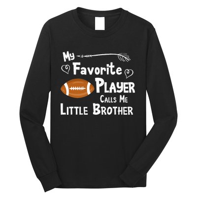 Favorite Player Little Brother Football Long Sleeve Shirt