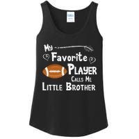 Favorite Player Little Brother Football Ladies Essential Tank