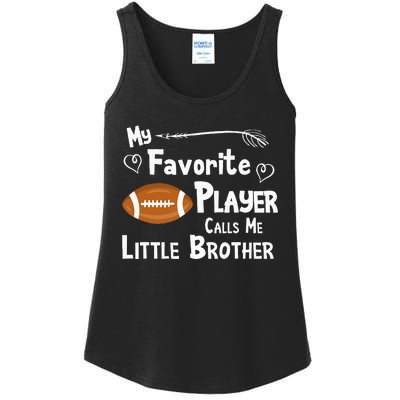 Favorite Player Little Brother Football Ladies Essential Tank