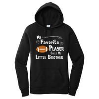 Favorite Player Little Brother Football Women's Pullover Hoodie