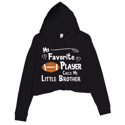 Favorite Player Little Brother Football Crop Fleece Hoodie