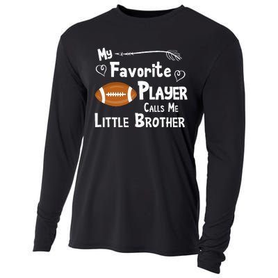 Favorite Player Little Brother Football Cooling Performance Long Sleeve Crew