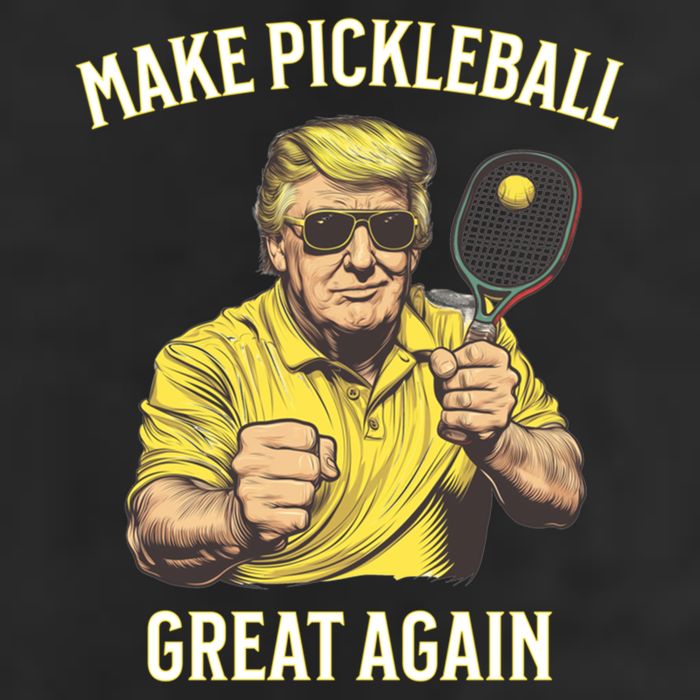 Funny Pickleball Lovers Graphics Pickle Ball Dad Grandad Gift 7 Panel Mesh Trucker Snapback Hat