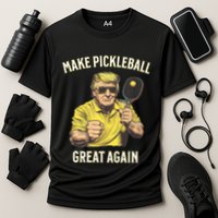 Funny Pickleball Lovers Graphics Pickle Ball Dad Grandad Gift Cooling Performance Crew T-Shirt