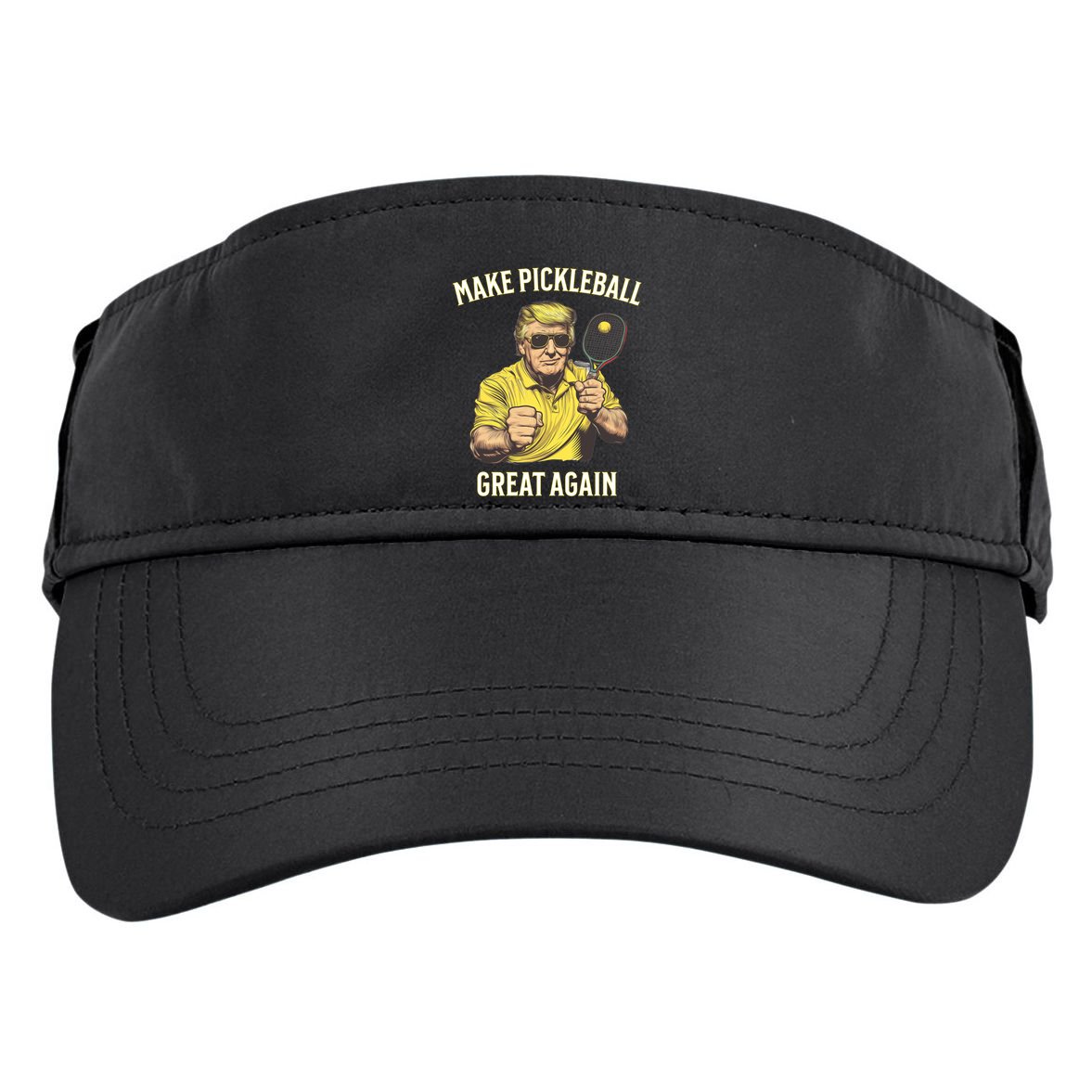 Funny Pickleball Lovers Graphics Pickle Ball Dad Grandad Gift Adult Drive Performance Visor