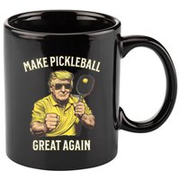 Funny Pickleball Lovers Graphics Pickle Ball Dad Grandad Gift 11oz C Handle Ceramic Mug