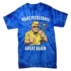 Funny Pickleball Lovers Graphics Pickle Ball Dad Grandad Gift Tie-Dye T-Shirt