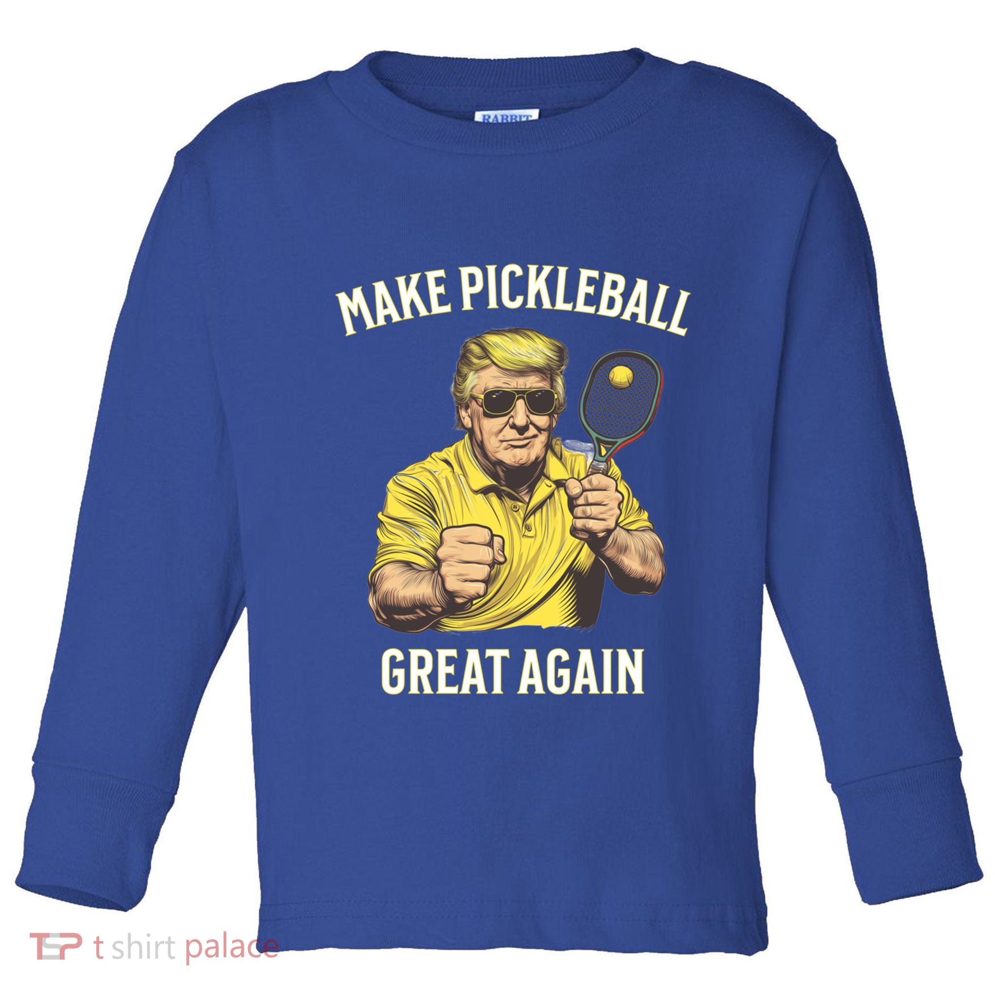 Funny Pickleball Lovers Graphics Pickle Ball Dad Grandad Gift Toddler Long Sleeve Shirt