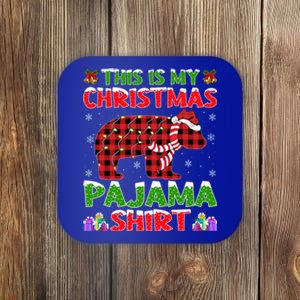 Funny Panda Lover Xmas Gift Matching Panda Christmas Gift Coaster