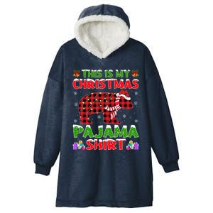 Funny Panda Lover Xmas Gift Matching Panda Christmas Gift Hooded Wearable Blanket