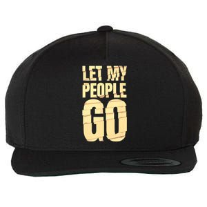 Funny Passover Let My People Go Jewish Seder Family Wool Snapback Cap