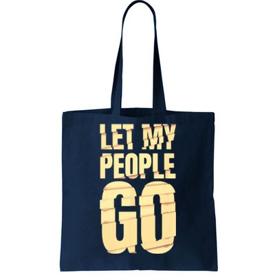 Funny Passover Let My People Go Jewish Seder Family Tote Bag