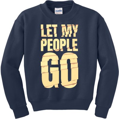 Funny Passover Let My People Go Jewish Seder Family Kids Sweatshirt