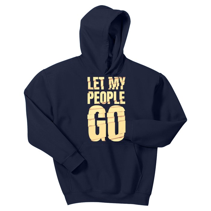 Funny Passover Let My People Go Jewish Seder Family Kids Hoodie