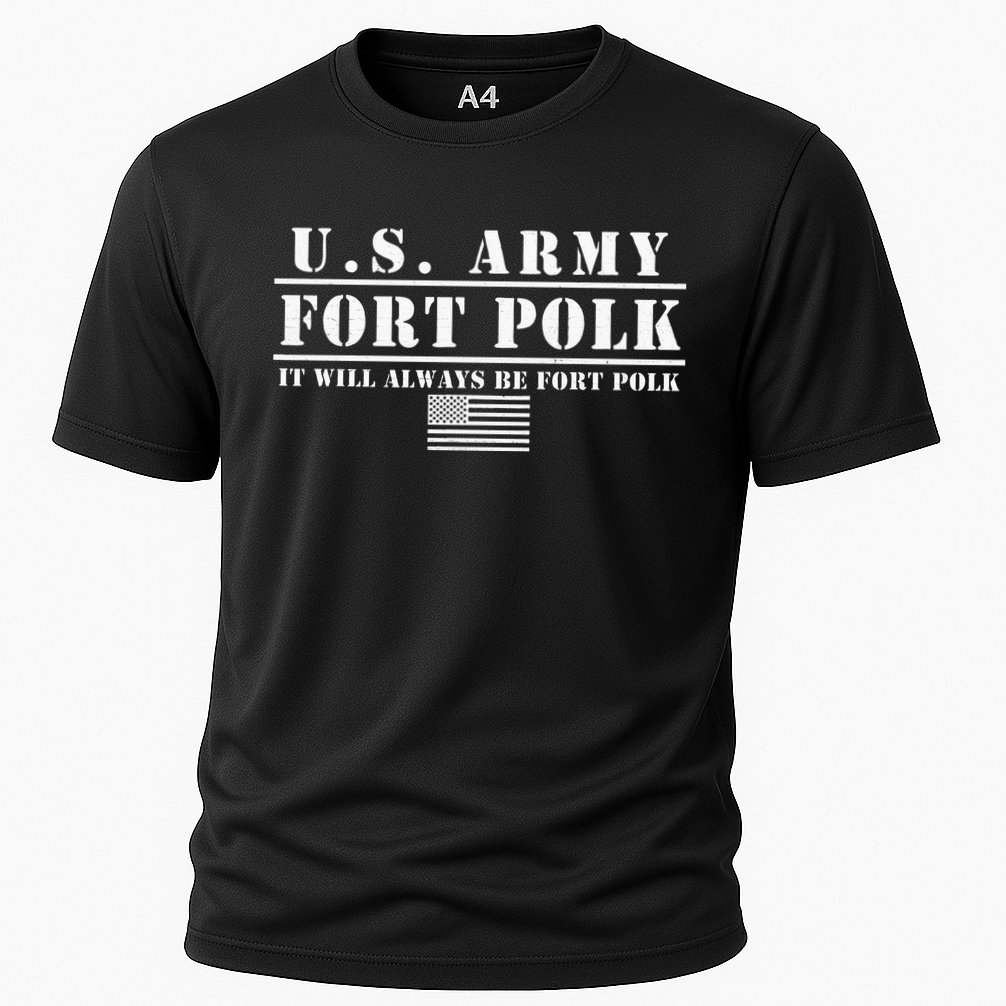 Fort Polk Louisiana Tigerland It Will Always Be Ft. Polk Cooling Performance Crew T-Shirt