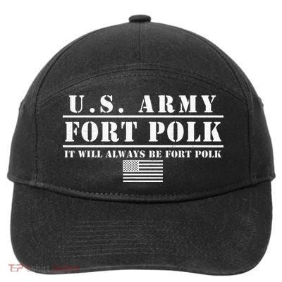 Fort Polk Louisiana Tigerland It Will Always Be Ft. Polk 7-Panel Snapback Hat